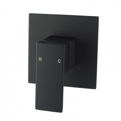 Shower Mixer - Square Series L005C - Black